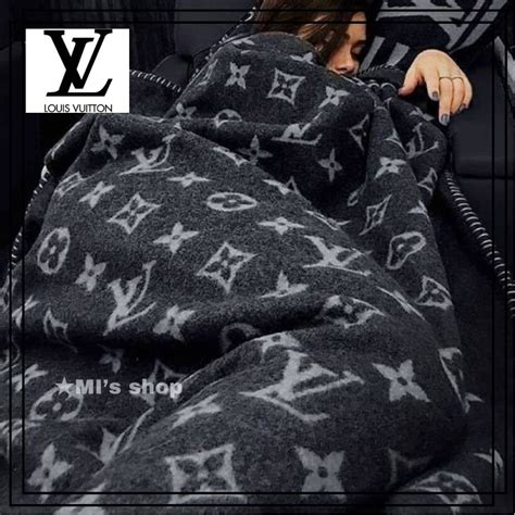 louis vuitton blanket ebay|louis vuitton monogram eclipse blanket.